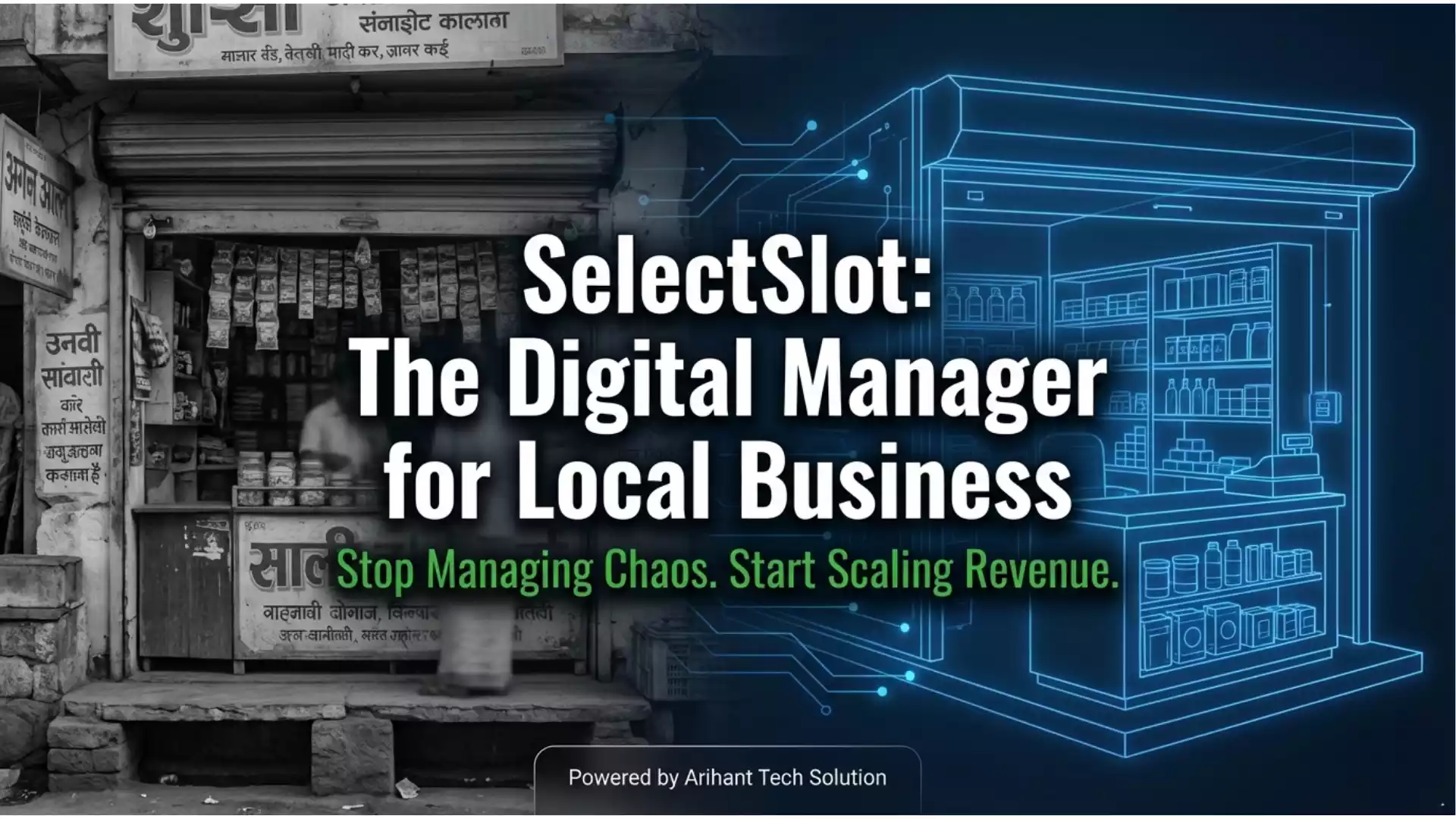 Dashboard Interface showing automated WhatsApp orders